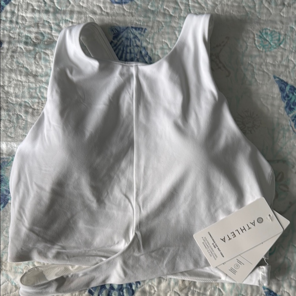 Athleta Women's White Crop Top